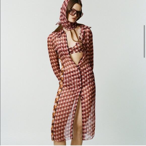 ZARA Tunic Size Extra Small XS - Picture 5 of 13